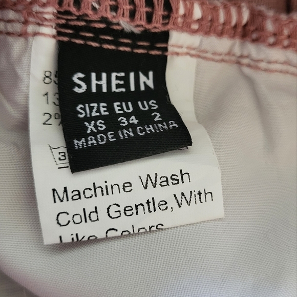 Mauve Pink Button Fly Flare High Rise Jean - Picture 5 of 11